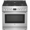 Electrolux 30 Inch Dual-Fuel Freestanding Range, Stainless Steel - ECFD3068AS