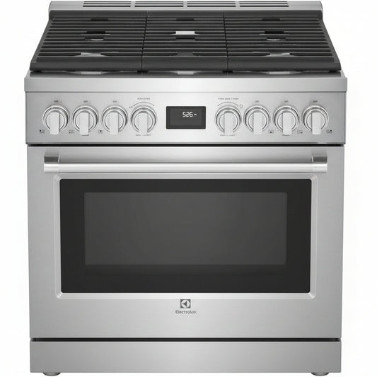 Electrolux 30 Inch Dual-Fuel Freestanding Range, Stainless Steel - ECFD3068AS