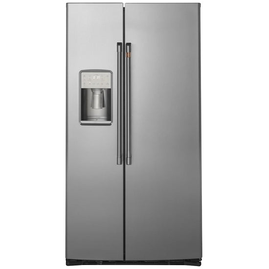 Cafe 36 Inch Counter Depth Side-by-Side Refrigerator with 21.9 Cu. Ft. Capacity, Stainless Steel - CZS22MP2NJS1