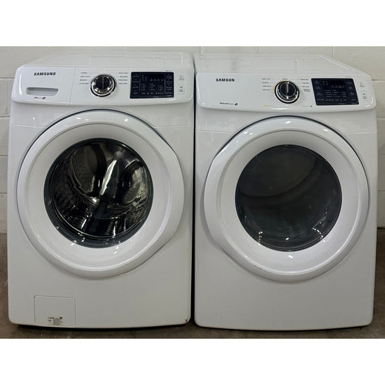 Samsung Front Load Washer and Electric Dryer Set, White - 8900788 - WF45M5100AW/DV42H5000EW