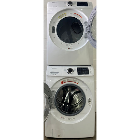 Samsung Front Load Washer and Electric Dryer Set, White - 8900788 - WF45M5100AW/DV42H5000EW