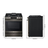 LG 6.3 cu ft Smart Gas Slide-In Range with ProBake Convection and Air Fry - LSGL6335Z