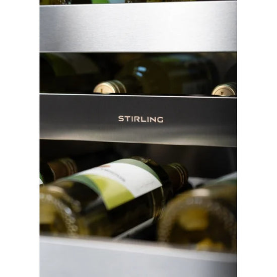 Stirling 42-Bottle S4 Series Dual-Zone Wine Cellar - S4-D200SS