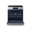 Samsung Electric Slide-In Range with 6.3 cu.ft. True Convection and Air Fry Max - NSE80H63XRAC