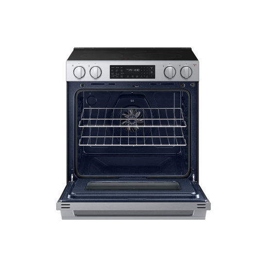 Samsung Electric Slide-In Range with 6.3 cu.ft. True Convection and Air Fry Max - NSE80H63XRAC