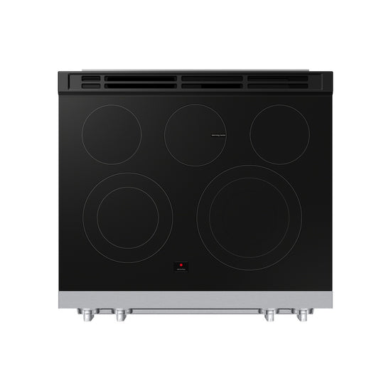 Samsung Electric Slide-In Range with 6.3 cu.ft. True Convection and Air Fry Max - NSE80H63XRAC