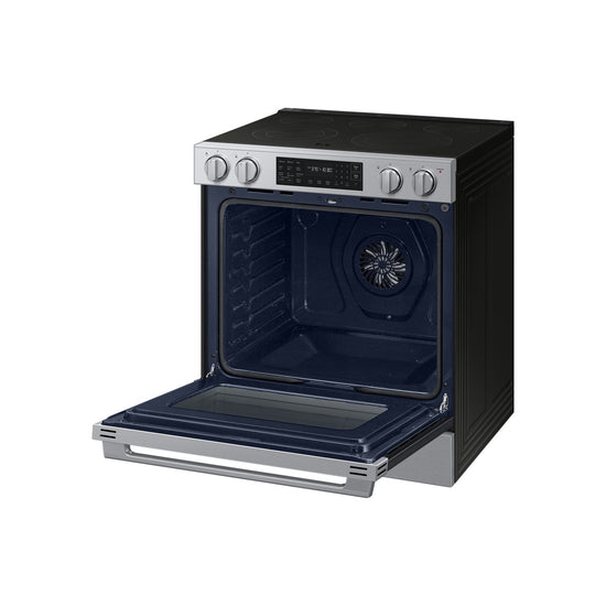 Samsung Electric Slide-In Range with 6.3 cu.ft. True Convection and Air Fry Max - NSE80H63XRAC