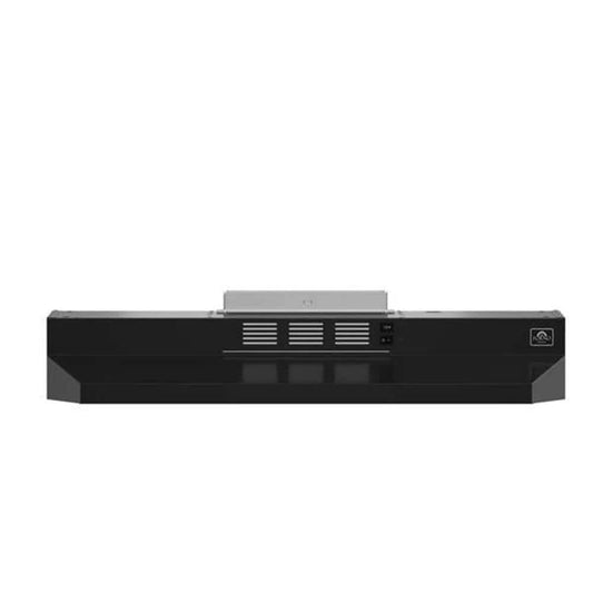 Forno Cappa 30 in. Under Cabinet Range Hood in Black, 200 CFM - FRHUC5200-30BLK