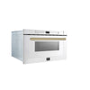 Forno 24-Inch Built-In Microwave Drawer, White, 1.2 cu.ft - FMWDR3000-24