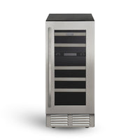 Marathon 15 Inch Dual Zone Wine Cooler, Stainless Steel - MWC28-DSS