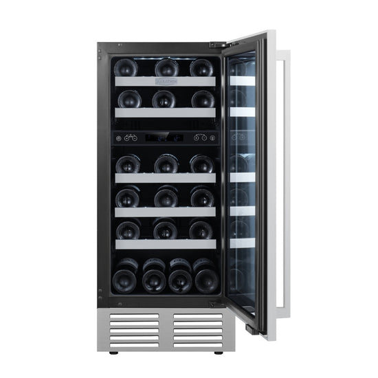 Marathon 15 Inch Dual Zone Wine Cooler, Stainless Steel - MWC28-DSS