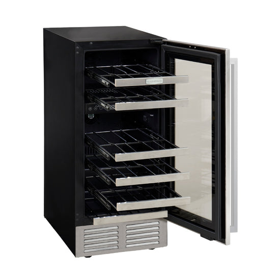 Marathon 15 Inch Dual Zone Wine Cooler, Stainless Steel - MWC28-DSS