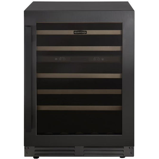 Marathon 24 Inch Built-in Dual Zone Wine Cooler - MWC56-DBLS