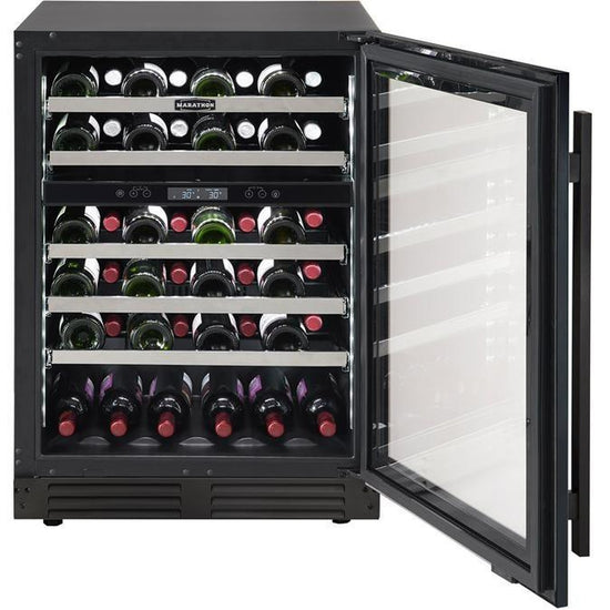 Marathon 24 Inch Built-in Dual Zone Wine Cooler - MWC56-DBLS