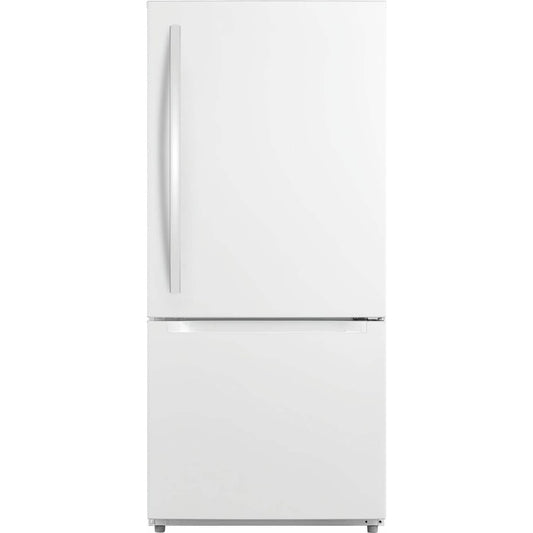 Frigidaire 19 Cu. Ft. Bottom Freezer Refrigerator, White - FRBE1925AW