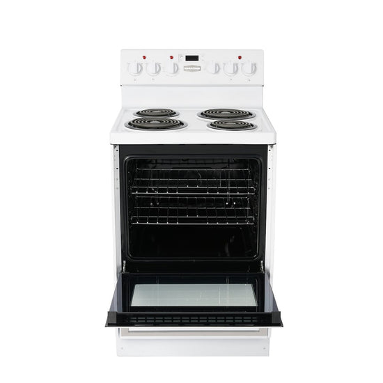 Marathon 24" White Electric Coil Range - MER241W-2