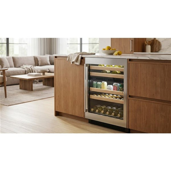 Marathon 24-in Dual Zone Wine and Beverage Cooler - M4-D251SS