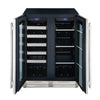 Marathon 24 Inch French Door Wine & Beverage Centre - MBWC56-FDSS