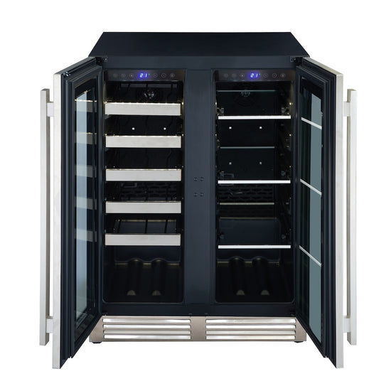 Marathon 24 Inch French Door Wine & Beverage Centre - MBWC56-FDSS