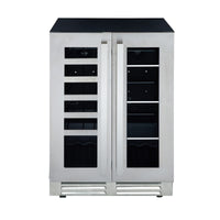 Marathon 24 Inch French Door Wine & Beverage Centre - MBWC56-FDSS