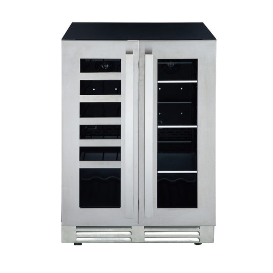 Marathon 24 Inch French Door Wine & Beverage Centre - MBWC56-FDSS