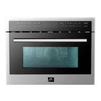 Forno 24 in. 1.6 cu. ft. Electric Convection Wall Oven & Microwave Combo, Stainless Steel - FMWDR3093-24