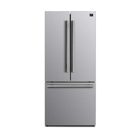 Forno 30 in. 17.5 cu. ft. French Door Refrigerator with Ice Maker, Stainless Steel - FFFD1974-31SB