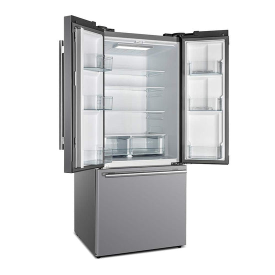 Forno 30 in. 17.5 cu. ft. French Door Refrigerator with Ice Maker, Stainless Steel - FFFD1974-31SB