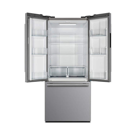 Forno 30 in. 17.5 cu. ft. French Door Refrigerator with Ice Maker, Stainless Steel - FFFD1974-31SB