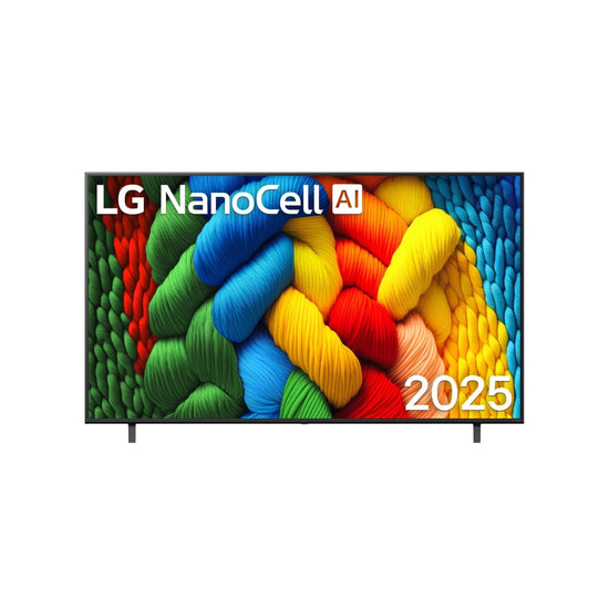 LG 75 Inch NanoCell AI NANO80 4K Smart TV 2025 - 75NANO80AUA