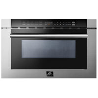 Forno Capoliveri 24 Inch Microwave Drawer, 1.2 cu. ft., Stainless Steel - FMWR3000-24