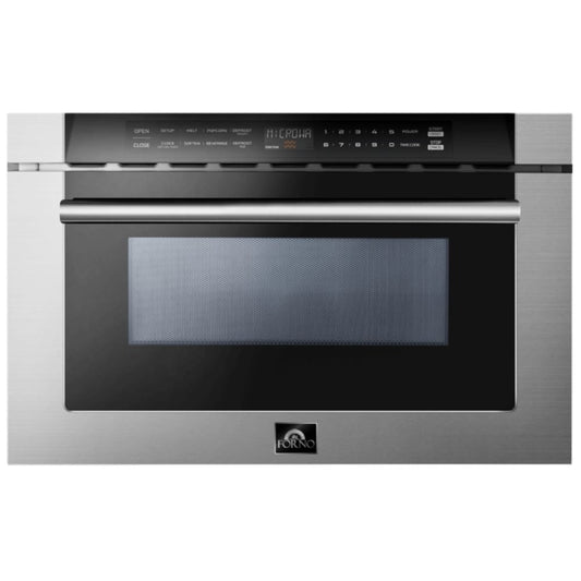 Forno Capoliveri 24 Inch Microwave Drawer, 1.2 cu. ft., Stainless Steel - FMWR3000-24