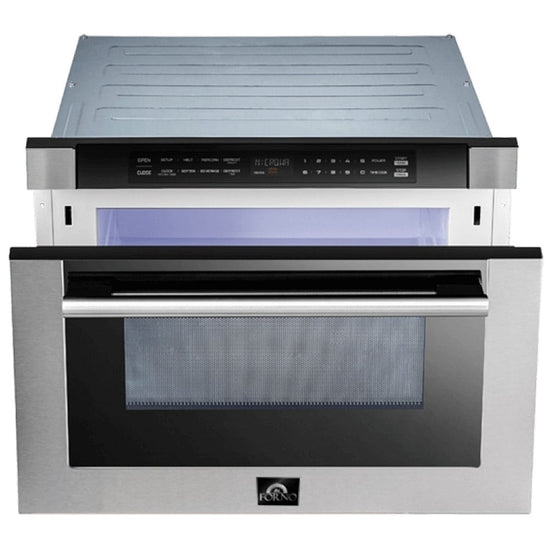 Forno Capoliveri 24 Inch Microwave Drawer, 1.2 cu. ft., Stainless Steel - FMWR3000-24