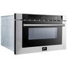 Forno Capoliveri 24 Inch Microwave Drawer, 1.2 cu. ft., Stainless Steel - FMWR3000-24