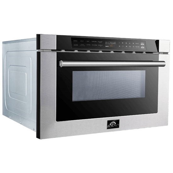 Forno Capoliveri 24 Inch Microwave Drawer, 1.2 cu. ft., Stainless Steel - FMWR3000-24