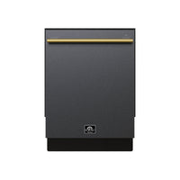 Forno 24-Inch Built-In Dishwasher, Black Finish, Energy Star - FDWBI8035-24BLK