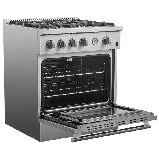 Forno Marco 30 Inch Freestanding Natural Gas Range with 4.32 cu. ft. Convection Oven - FFSGS6277-30