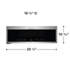Frigidaire Gallery 1.2 Cu. Ft. Low-Profile Over-the-Range Microwave - GMOS1266AF