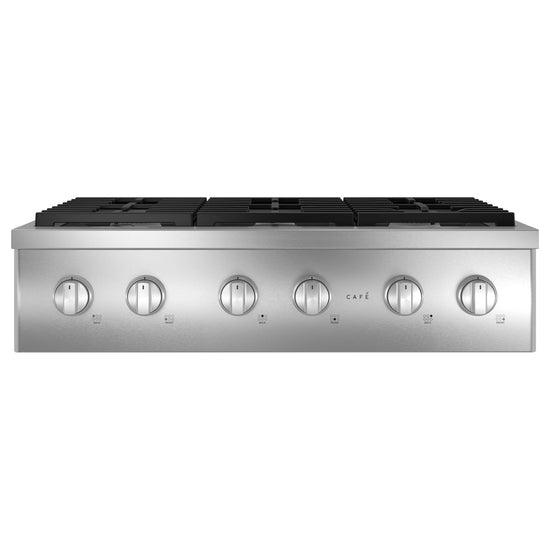 Café 36 Inch Commercial-Style Gas Rangetop with 6 Burners - CGU366P2TS1