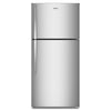 Whirlpool 30-Inch Wide Top Freezer Refrigerator with Total Coverage Cooling, 19 Cu. Ft. - WRTX7419SZ
