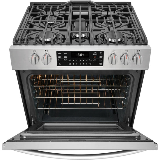 Frigidaire Gallery 30" Front Control Gas Range with Air Fry - FGGH3047VF
