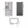 LG 22 cu. ft. Smart French Door Counter-Depth Refrigerator - LFXC22526S