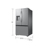 Samsung Bespoke AI 31 cu. ft. 3-Door French Door Refrigerator with Water & Ice Dispenser - RF32CG5B30SRAA