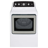 GE 7.2 cu. ft. Top Load Electric Dryer with SaniFresh Cycle, White - GTD49EBMRWS