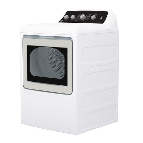 GE 7.2 cu. ft. Top Load Electric Dryer with SaniFresh Cycle, White - GTD49EBMRWS