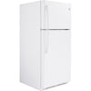 GE 18 Cu. Ft. Top-Freezer Refrigerator, White - GTS18FTLKWW