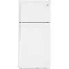 GE 18 Cu. Ft. Top-Freezer Refrigerator, White - GTS18FTLKWW