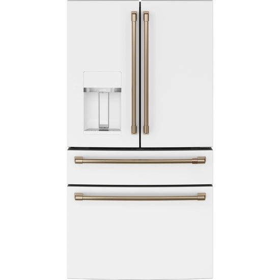Café 27.8 Cu. Ft. Smart 4-Door French-Door Refrigerator - CVE28DP4NW2