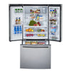 GE Profile 33 Inch French Door Refrigerator with 24.8 Cu. Ft. Capacity, Stainless Steel - PFE24HYRCFS