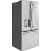 GE Profile 33 Inch French Door Refrigerator with 24.8 Cu. Ft. Capacity, Stainless Steel - PFE24HYRCFS